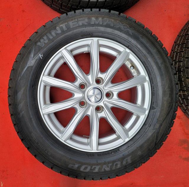 WEDS JOKER 16in 6.5J +53 PCD114.3 DUNLOP WINTERMAXX WM02スタッドレス4本 < 自動車/バイク WEDS JOKER 16in 6.5J +53 PCD114.3 DUNLOP WINTERMAXX WM02スタッドレス4本 < 自動車/バイク