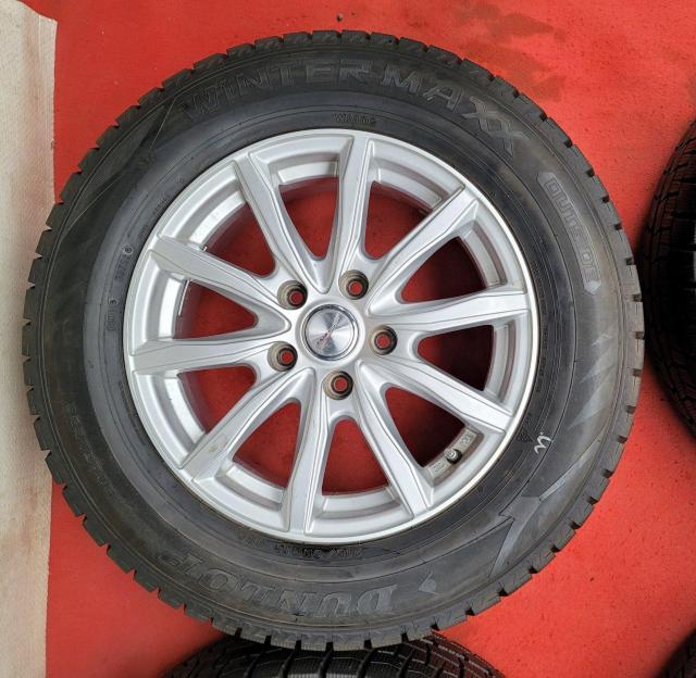 WEDS JOKER 16in 6.5J +53 PCD114.3 DUNLOP WINTERMAXX WM02スタッドレス4本 < 自動車/バイク WEDS JOKER 16in 6.5J +53 PCD114.3 DUNLOP WINTERMAXX WM02スタッドレス4本 < 自動車/バイク
