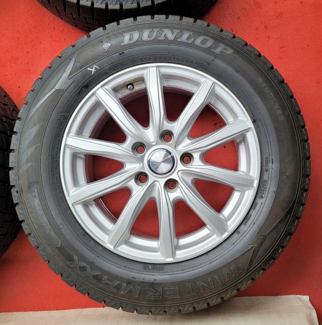 WEDS JOKER 16in 6.5J +53 PCD114.3 DUNLOP WINTERMAXX WM02スタッドレス4本 < 自動車/バイク WEDS JOKER 16in 6.5J +53 PCD114.3 DUNLOP WINTERMAXX WM02スタッドレス4本 < 自動車/バイク