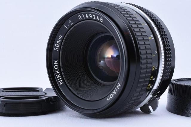 ɔi NIKON AI NIKKOR 50mm F2 MF Pœ_    Ɠd/AV 