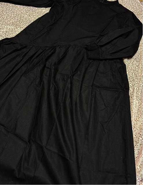 フレア ロングワンピース Aライン 長袖 ブラック 大きいサイズ < 女性ファッション フレア ロングワンピース Aライン 長袖 ブラック 大きいサイズ < 女性ファッションの