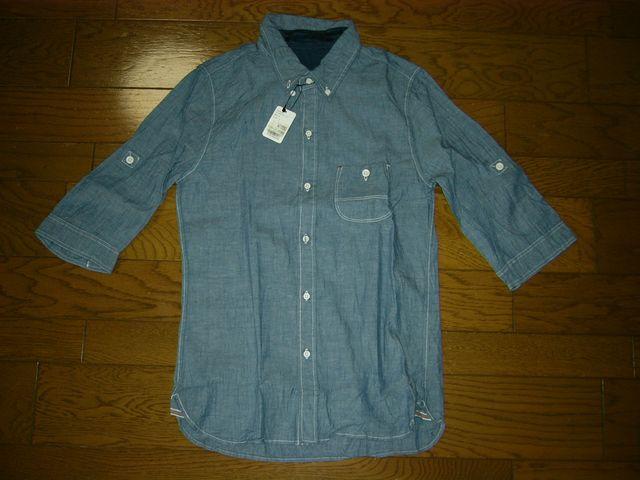 新品GIGNIジージニ7分丈シャンブレーシャツ2デニム上野商会 < 男性ファッション 新品GIGNIジージニ7分丈シャンブレーシャツ2デニム上野商会 < 男性ファッションの