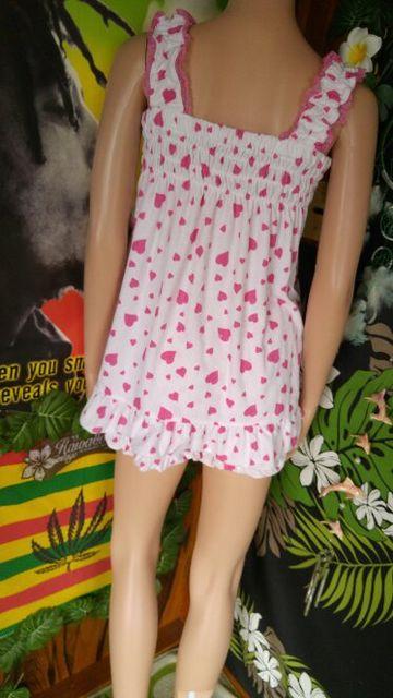 エロ可愛ッ(p^-^)ハート柄パイル地ルームウェア♪白×ピンク < 女性ファッション  エロ可愛ッ(p^-^)ハート柄パイル地ルームウェア♪白×ピンク < 女性ファッションの