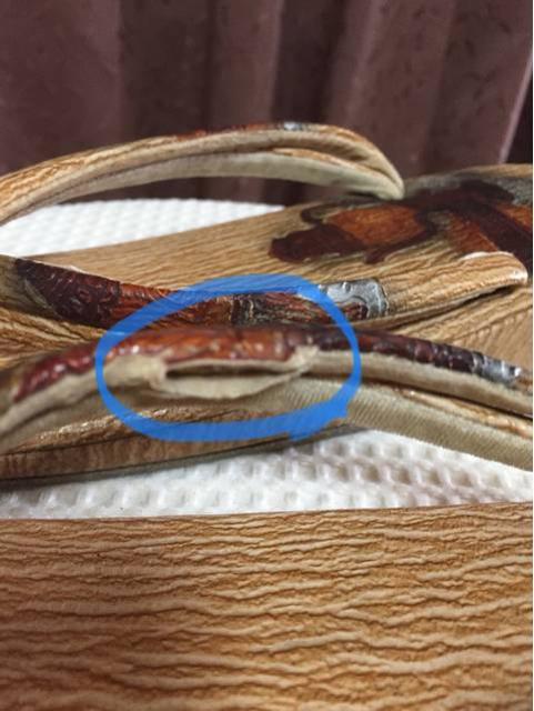 144.和装 ぞうり☆茶系☆23センチ☆難有り < 女性ファッション 144.和装 ぞうり☆茶系☆23センチ☆難有り < 女性ファッションの