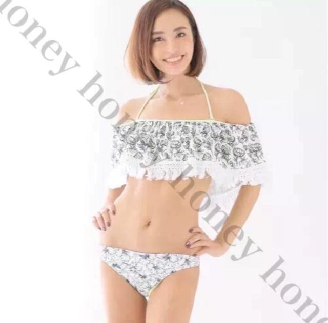 SALE●定価9,350円●フリンジ2weyオフショルダービキニ●黄色 S < ブランド  SALE●定価9,350円●フリンジ2weyオフショルダービキニ●黄色 S < ブランドの