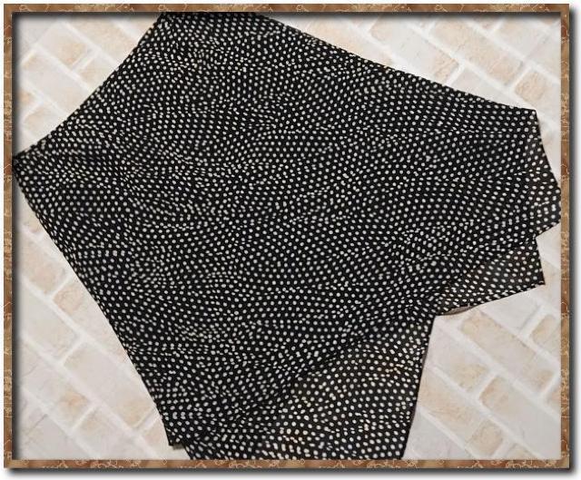 ボッシュ ドット柄シフォンスカート 黒 < ブランド  ボッシュ ドット柄シフォンスカート 黒 < ブランドの