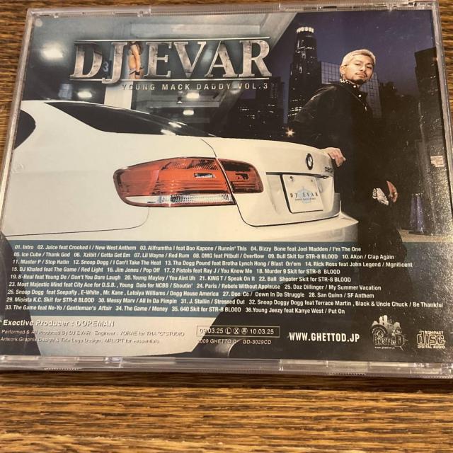 yDJ EVARzYOUNG MACK DADDY vol.3  CD/DVD/rfI 