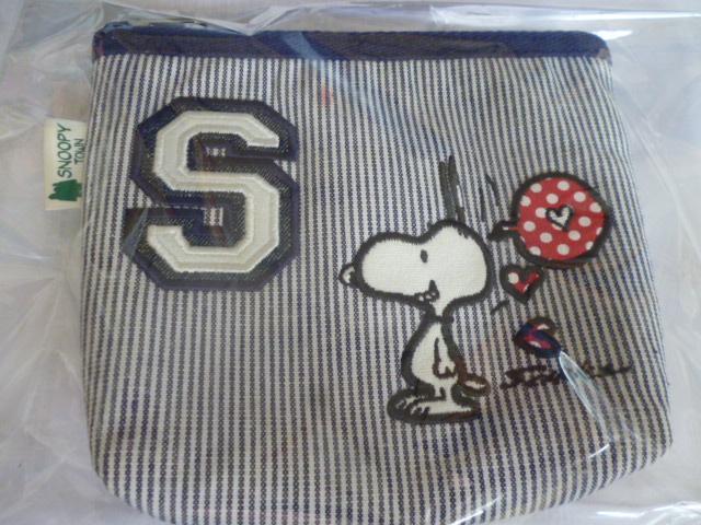 スヌーピー  ヒッコリー ティッシュポーチ ストライプ S スヌーピータウン < 女性ファッション  スヌーピー  ヒッコリー ティッシュポーチ ストライプ S スヌーピータウン  < 女性ファッションの
