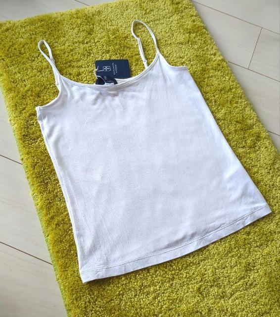 ゆとりの空間 栗原はるみ キャミソール S 白 レーヨンテロテロシットリ伸縮有 < 女性ファッション ゆとりの空間 栗原はるみ キャミソール S 白 レーヨンテロテロシットリ伸縮有 < 女性ファッションの