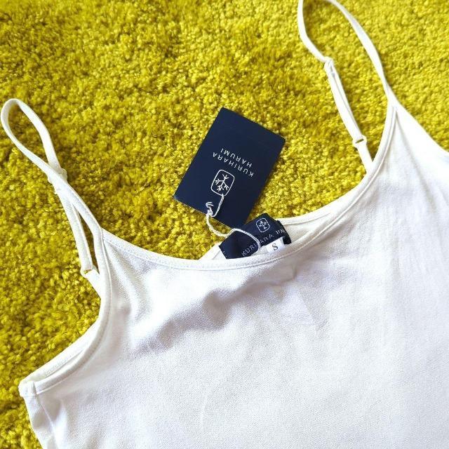 ゆとりの空間 栗原はるみ キャミソール S 白 レーヨンテロテロシットリ伸縮有 < 女性ファッション ゆとりの空間 栗原はるみ キャミソール S 白 レーヨンテロテロシットリ伸縮有 < 女性ファッションの