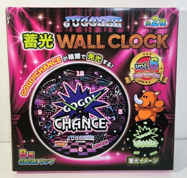 JUGGLER ジャグラー パチスロ スロット 蓄光ウォールクロック 掛け時計 Ver.6 GOGO!ランプB柄 < ホビー JUGGLER ジャグラー パチスロ スロット 蓄光ウォールクロック 掛け時計 Ver.6 GOGO!ランプB柄 < ホビーの