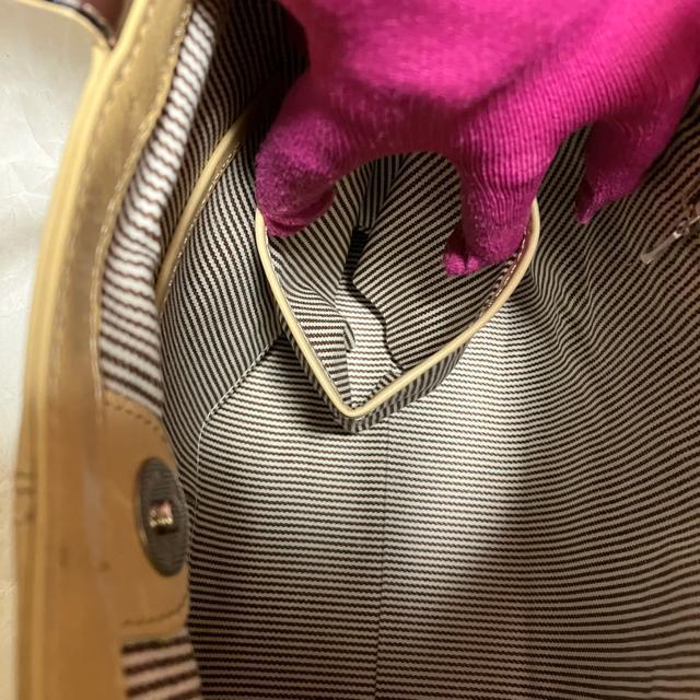 【ノーブランド扱い】 〈質感良好〉 レザー / ハンドバッグ / ベージュ < 女性ファッション 【ノーブランド扱い】 〈質感良好〉 レザー / ハンドバッグ / ベージュ < 女性ファッションの