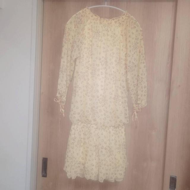 DazyEye ハートのレオパード柄シースルーチュニックワンピース Lサイズ 送料無料 < 女性ファッション DazyEye ハートのレオパード柄シースルーチュニックワンピース Lサイズ 送料無料 < 女性ファッションの