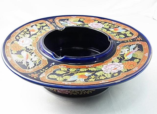 九谷焼 特大 灰皿 30cm 花鳥図 豪華絢爛 美品 < インテリア/ライフ 九谷焼 特大 灰皿 30cm 花鳥図 豪華絢爛 美品 < インテリア/ライフの