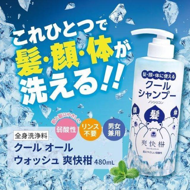 AFC 爽快柑 クール シャンプー 480ml ×5本 < インテリア/ライフ AFC 爽快柑 クール シャンプー 480ml ×5本 < インテリア/ライフの