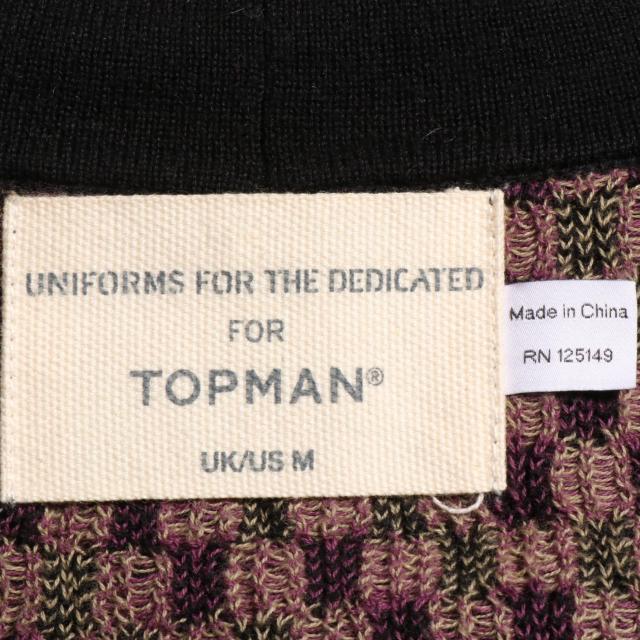 �����i�� TOPMAN �g�b�v�}�� �g�b�v�X �J�[�f�B�K�� �{���� ���� ���� �H�~ �J�W���A�� �� �u�����h�� 