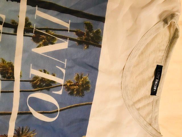 LAZY DAISY異素材フォトTシャツ新品 < 女性ファッション LAZY DAISY異素材フォトTシャツ新品 < 女性ファッションの