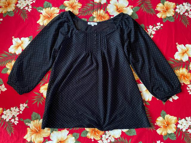 ロペピクニック☆ブラック×ゴールドドット7部トップス☆ < ブランド ロペピクニック☆ブラック×ゴールドドット7部トップス☆ < ブランドの