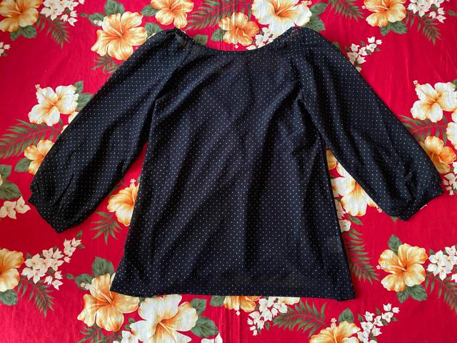 ロペピクニック☆ブラック×ゴールドドット7部トップス☆ < ブランド ロペピクニック☆ブラック×ゴールドドット7部トップス☆ < ブランドの