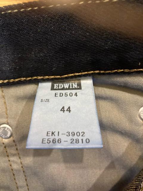 EDWIN 504 ルーズストレート 超大きいsizeW44 ウエスト120cm < ブランド  EDWIN 504 ルーズストレート 超大きいsizeW44 ウエスト120cm < ブランドの