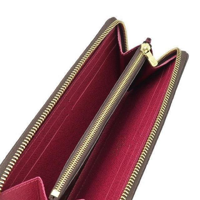 ◆ 本物 新品同様 ◆ LV ルイヴィトン モノグラム クレマンス 長財布 フューシャ 赤 財布 保存袋 箱 人気 M60742 < ブランド  ◆ 本物 新品同様 ◆ LV ルイヴィトン モノグラム クレマンス 長財布 フューシャ 赤 財布 保存袋 箱 人気 M60742 < ブランドの