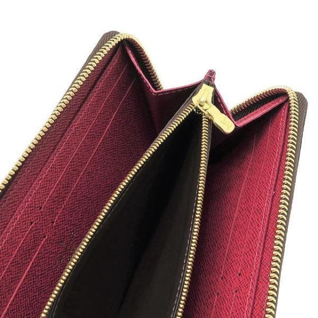 ◆ 本物 新品同様 ◆ LV ルイヴィトン モノグラム クレマンス 長財布 フューシャ 赤 財布 保存袋 箱 人気 M60742 < ブランド  ◆ 本物 新品同様 ◆ LV ルイヴィトン モノグラム クレマンス 長財布 フューシャ 赤 財布 保存袋 箱 人気 M60742 < ブランドの
