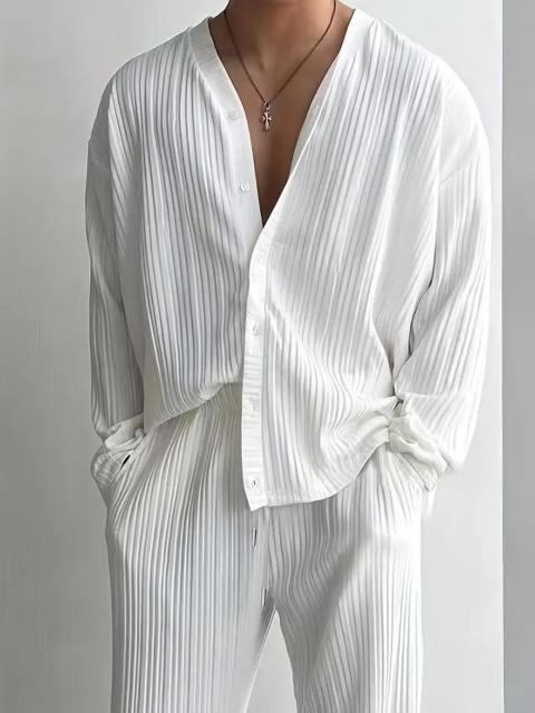 超お買い得2290円★春夏新作三次元ストライプファブリックのホームで着用できるスーツUSAサイズM(日本サイズXL)白 < 男性ファッション  超お買い得2290円★春夏新作三次元ストライプファブリックのホームで着用できるスーツUSAサイズM(日本サイズXL)白  < 男性ファッションの