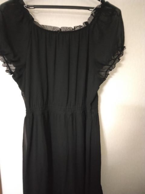 タック&フリル薔薇ブーケスカラップレース黒フリルOP◆黒×くすみゴールド◆セット割 < ブランド タック&フリル薔薇ブーケスカラップレース黒フリルOP◆黒×くすみゴールド◆セット割 < ブランドの