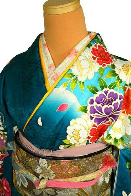 【最高峰】新品同様 暈染め 金糸シシュウ 金彩 花尽し 流水 振袖・長襦袢セット 身丈168.5cm 裄丈65.5cm T3578 < 女性ファッション  【最高峰】新品同様 暈染め 金糸シシュウ 金彩 花尽し 流水 振袖・長襦袢セット 身丈168.5cm 裄丈65.5cm T3578 < 女性ファッションの