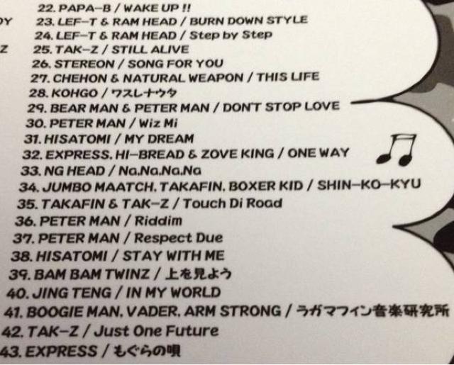 《BURN DOWN》BIG BEAR TAK-Z KAAGO CHEHON BOOGIEMAN レゲエ ジャパレゲ REGGAE < タレントグッズ  《BURN DOWN》BIG BEAR TAK-Z KAAGO CHEHON BOOGIEMAN レゲエ ジャパレゲ REGGAE < タレントグッズの