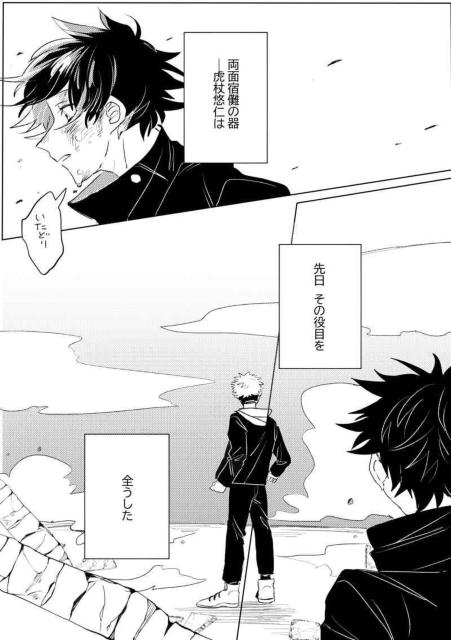 呪術廻戦同人誌「白も黒も要らない」《虎杖悠仁×伏黒恵》 < アニメ/コミック/キャラクター  呪術廻戦同人誌「白も黒も要らない」《虎杖悠仁×伏黒恵》 < アニメ/コミック/キャラクターの