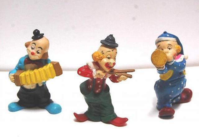 ◆人形 ピエロ 3点セット 中古品 < おもちゃ  ◆人形 ピエロ 3点セット 中古品  < おもちゃの