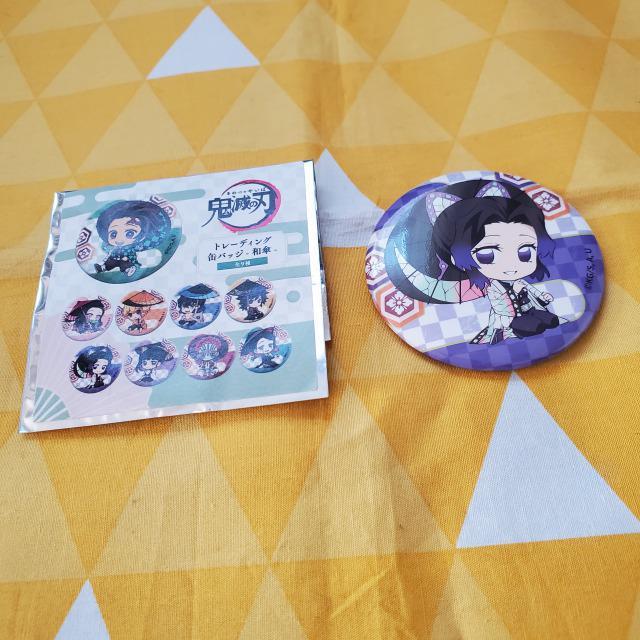 新品*鬼滅の刃*ぺたん娘-和傘-缶バッジ*胡蝶しのぶ*ミニキャラ*57o*デフォルメ < アニメ/コミック/キャラクター  新品*鬼滅の刃*ぺたん娘-和傘-缶バッジ*胡蝶しのぶ*ミニキャラ*57o*デフォルメ  < アニメ/コミック/キャラクターの