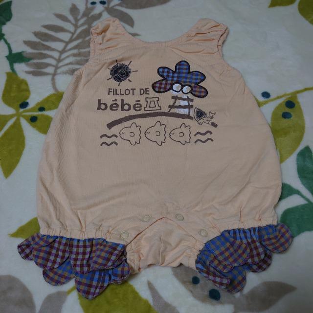 bebeUカバーオール70 < キッズ/ベビー  bebeUカバーオール70 < キッズ/ベビーの