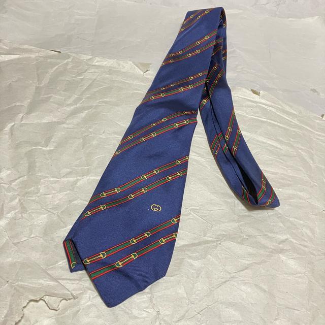 【GUCCI / グッチ】 シルク100% / ネクタイ 総柄 ネイビー系 < ブランド 【GUCCI / グッチ】 シルク100% / ネクタイ 総柄 ネイビー系 < ブランドの