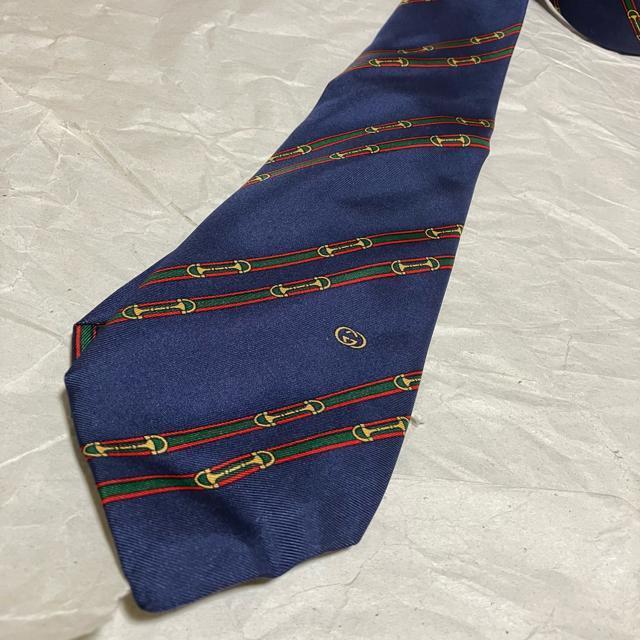 【GUCCI / グッチ】 シルク100% / ネクタイ 総柄 ネイビー系 < ブランド 【GUCCI / グッチ】 シルク100% / ネクタイ 総柄 ネイビー系 < ブランドの
