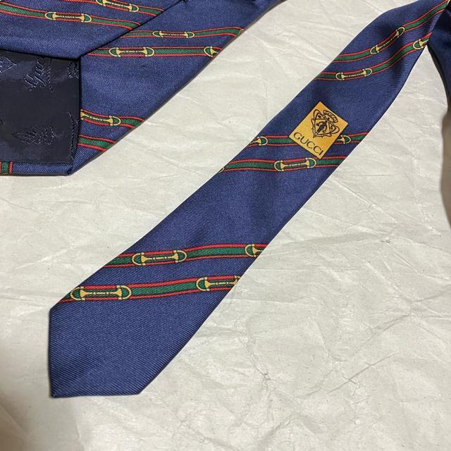 【GUCCI / グッチ】 シルク100% / ネクタイ 総柄 ネイビー系 < ブランド 【GUCCI / グッチ】 シルク100% / ネクタイ 総柄 ネイビー系 < ブランドの