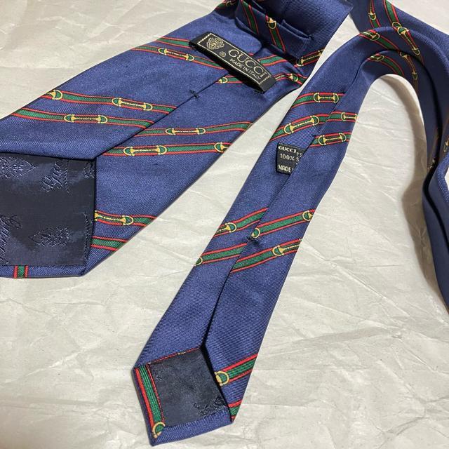 【GUCCI / グッチ】 シルク100% / ネクタイ 総柄 ネイビー系 < ブランド 【GUCCI / グッチ】 シルク100% / ネクタイ 総柄 ネイビー系 < ブランドの