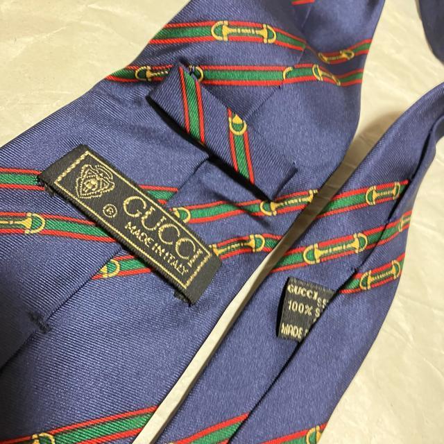 【GUCCI / グッチ】 シルク100% / ネクタイ 総柄 ネイビー系 < ブランド 【GUCCI / グッチ】 シルク100% / ネクタイ 総柄 ネイビー系 < ブランドの