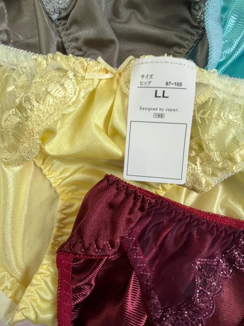 LLサイズ!5枚セット!光沢ツルツル素材!高貴品格!色とりどり!エレガント!ショーツ!No.翠 < 女性ファッション LLサイズ!5枚セット!光沢ツルツル素材!高貴品格!色とりどり!エレガント!ショーツ!No.翠 < 女性ファッションの