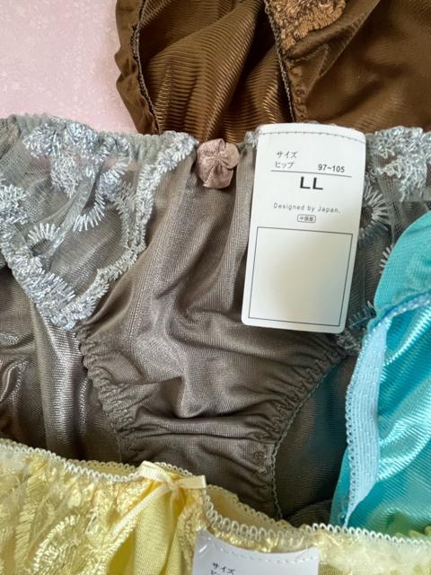 LLサイズ!5枚セット!光沢ツルツル素材!高貴品格!色とりどり!エレガント!ショーツ!No.翠 < 女性ファッション LLサイズ!5枚セット!光沢ツルツル素材!高貴品格!色とりどり!エレガント!ショーツ!No.翠 < 女性ファッションの