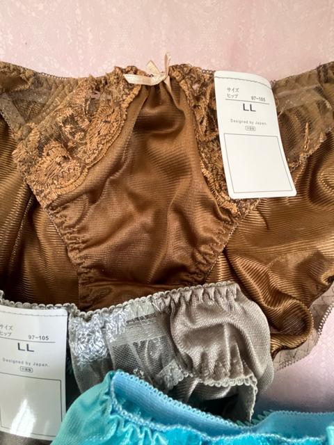 LLサイズ!5枚セット!光沢ツルツル素材!高貴品格!色とりどり!エレガント!ショーツ!No.翠 < 女性ファッション LLサイズ!5枚セット!光沢ツルツル素材!高貴品格!色とりどり!エレガント!ショーツ!No.翠 < 女性ファッションの