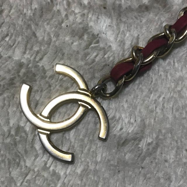 正規品 ヴィンテージ シャネル ピコローレ ワイドレザーベルト レッド < ブランド 正規品 ヴィンテージ シャネル ピコローレ ワイドレザーベルト レッド < ブランドの