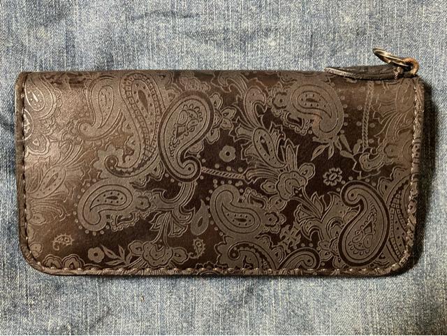 traffic leather works ペイズリー柄 トラッカーウォレット 本革 レザー 財布 メンズ レディース < 男性ファッション traffic leather works ペイズリー柄 トラッカーウォレット 本革 レザー 財布 メンズ レディース < 男性ファッションの