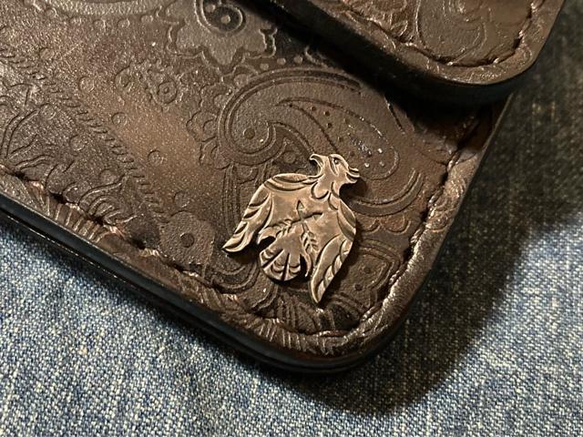 traffic leather works ペイズリー柄 トラッカーウォレット 本革 レザー 財布 メンズ レディース < 男性ファッション traffic leather works ペイズリー柄 トラッカーウォレット 本革 レザー 財布 メンズ レディース < 男性ファッションの