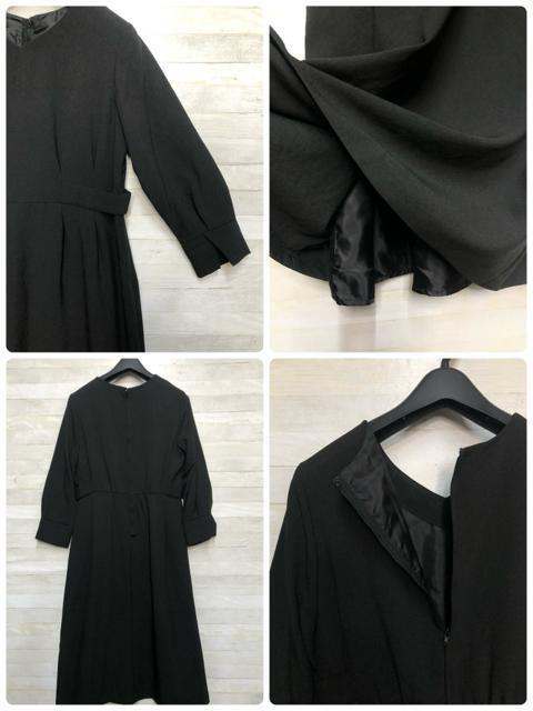 新品☆L♪黒無地ロングワンピースのスーツ♪ウール調アンサンブル☆R169 < 女性ファッション 新品☆L♪黒無地ロングワンピースのスーツ♪ウール調アンサンブル☆R169 < 女性ファッションの