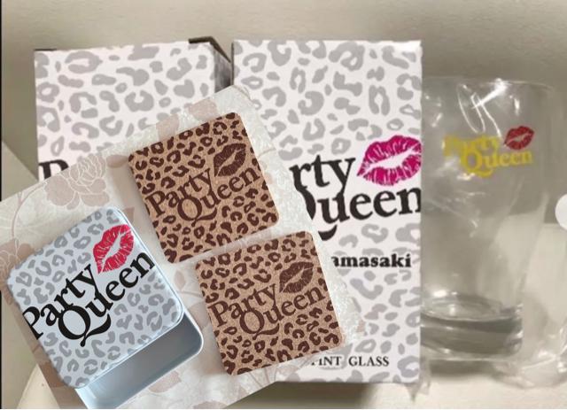 浜崎あゆみ Party Queen グラス2個とコースター2枚セット新品 < タレントグッズ  浜崎あゆみ Party Queen グラス2個とコースター2枚セット新品  < タレントグッズの