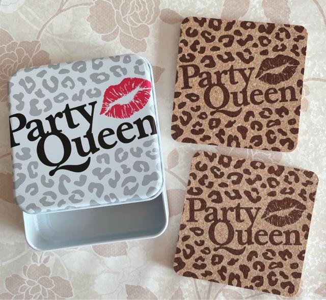 浜崎あゆみ Party Queen グラス2個とコースター2枚セット新品 < タレントグッズ  浜崎あゆみ Party Queen グラス2個とコースター2枚セット新品 < タレントグッズの