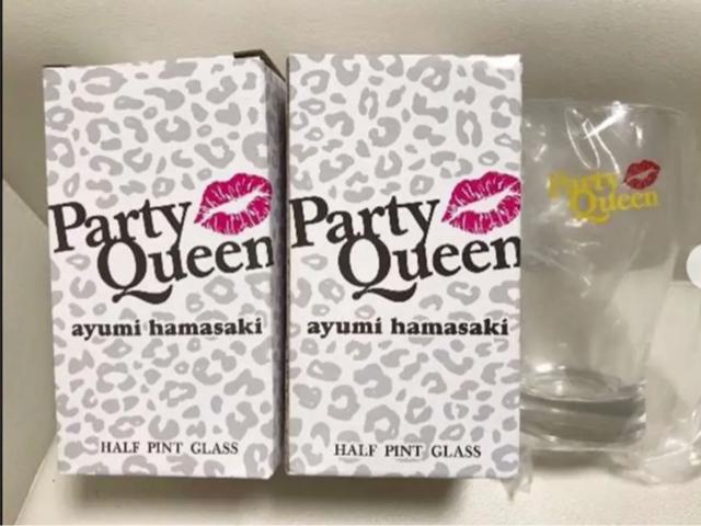 浜崎あゆみ Party Queen グラス2個とコースター2枚セット新品 < タレントグッズ  浜崎あゆみ Party Queen グラス2個とコースター2枚セット新品 < タレントグッズの