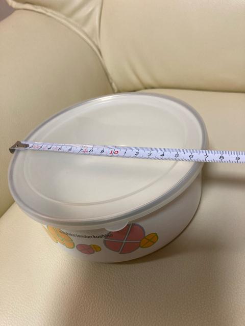 1388.未使用☆コシノミチコ☆ふた付きホーローボウル☆ミチコロンドン < インテリア/ライフ  1388.未使用☆コシノミチコ☆ふた付きホーローボウル☆ミチコロンドン < インテリア/ライフの